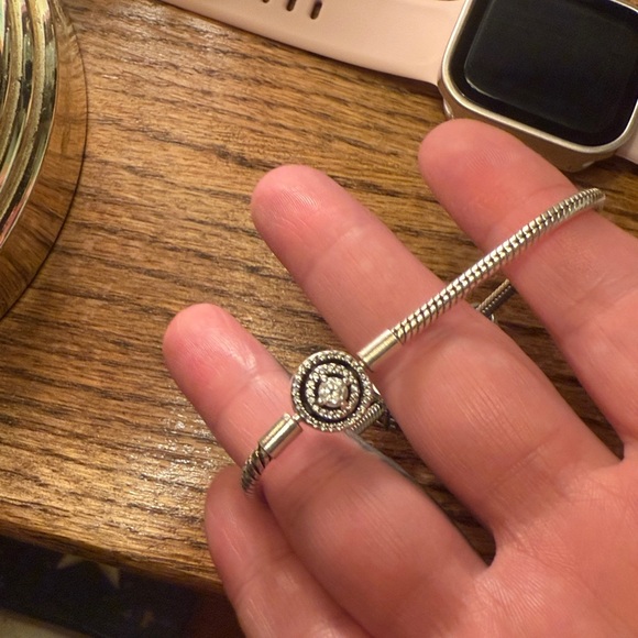 Pandora Silver Charm Bracelet with Pandora Charms 7.5 price is firm!!!! - Picture 9 of 11